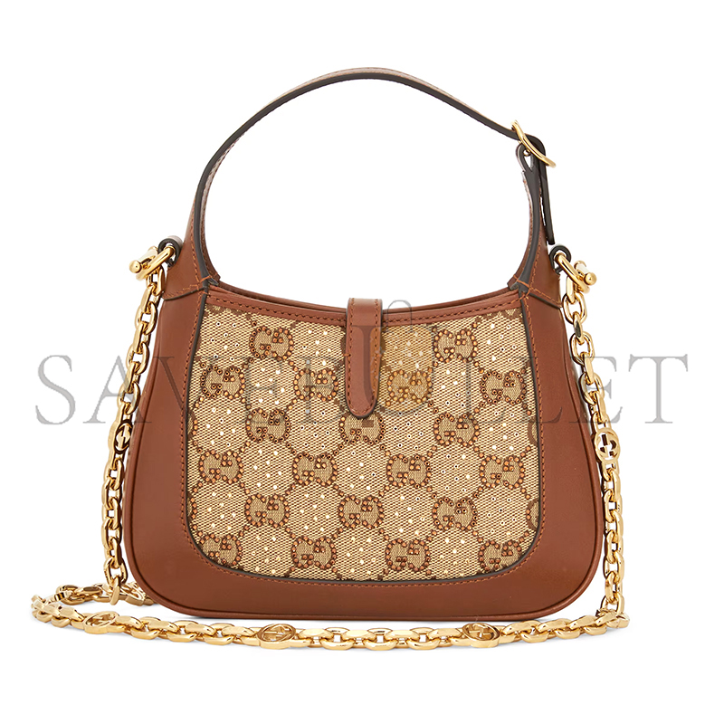 G*u*i jackie 1961 crystals mini bag ‎675799 (19*13*3cm)